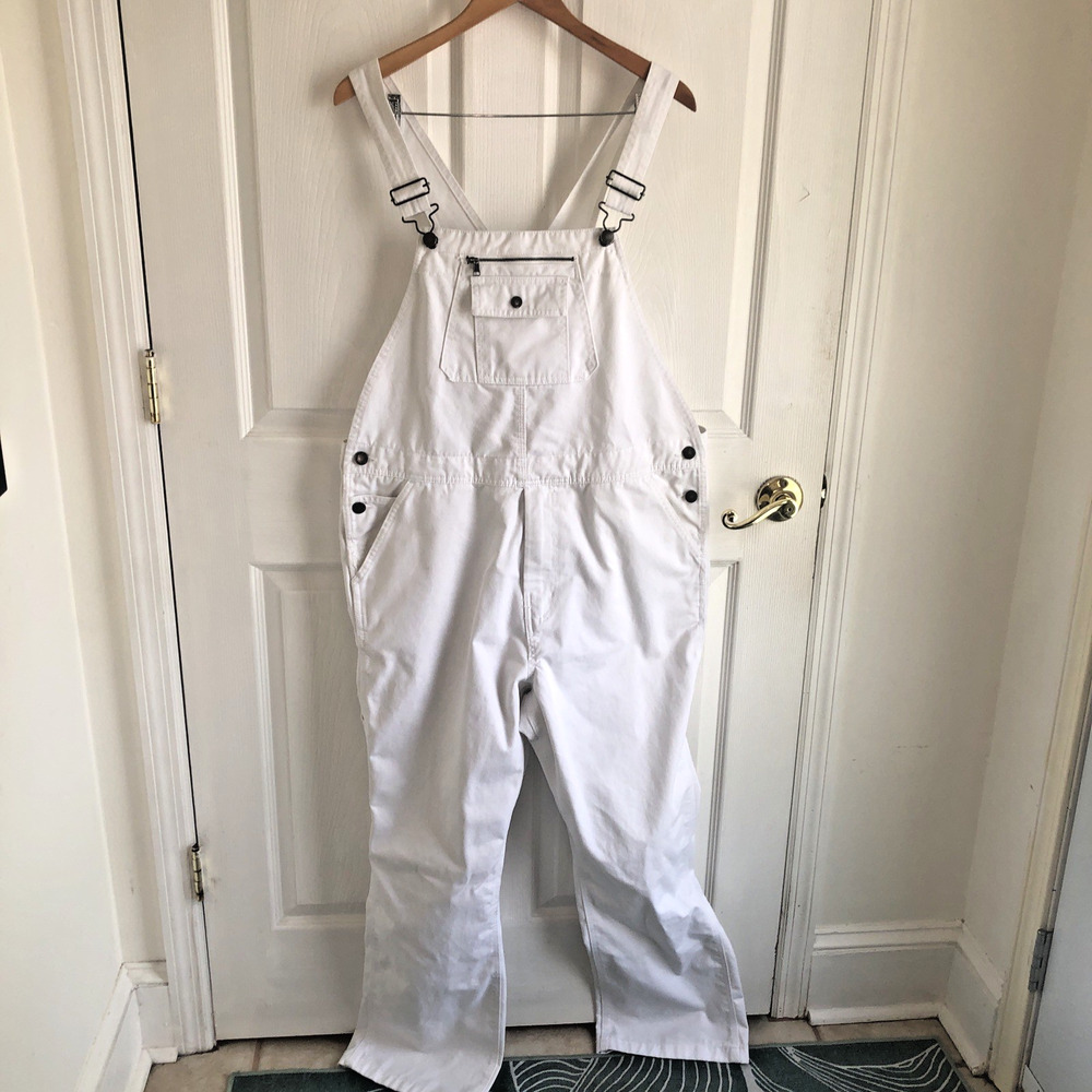 Vintage Craftsman Bib Overalls painter pants 36x32 Chore wear gorpcore workwear